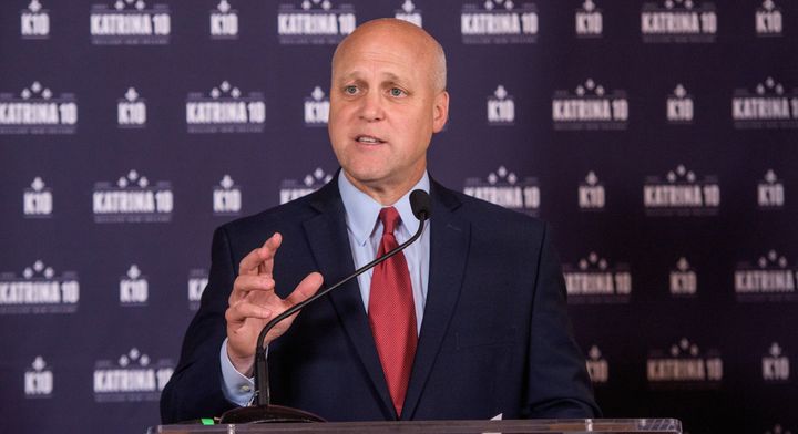 New Orleans Mayor Mitch Landrieu said he would accept house arrest in a dispute over backpay for firefighters.