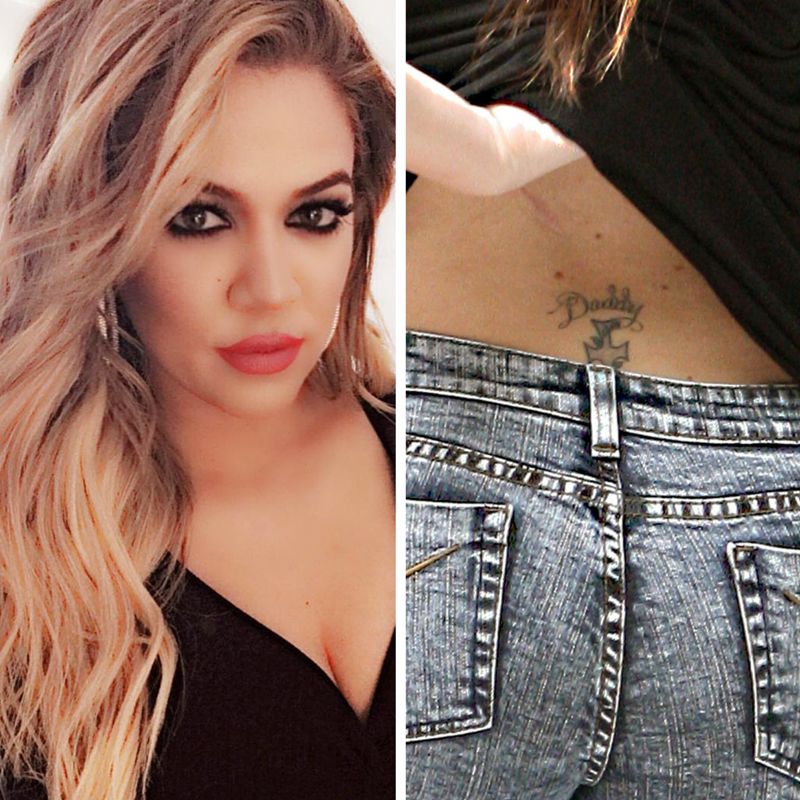 Khloe Kardashian Says Goodbye To Tramp Stamp In Tattoo Removal Video HuffPost Entertainment