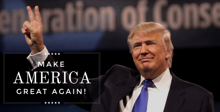<p>The homepage of donaldjtrump.com.</p>