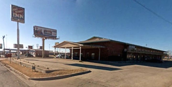 The Best Budget Inn in 2007 (now a Super 40 Inn) near Interstate 40 in Oklahoma City.