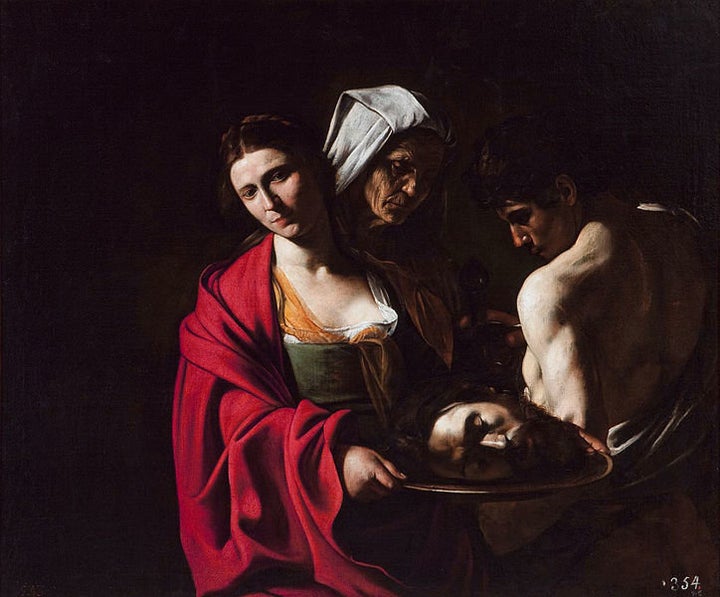 Caravaggio, "Salome with the Head of John the Baptist," 1609