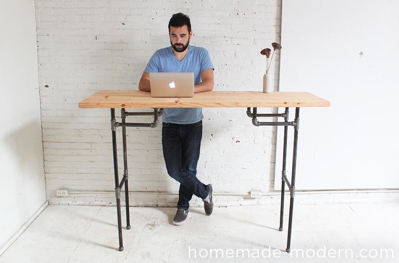 create your own standing desk