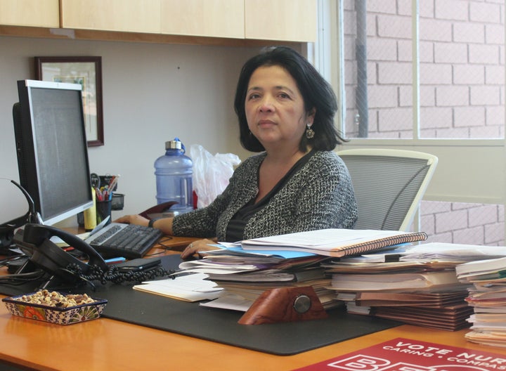<p>Bonnie Castillo, director of the Registered Nurse Response Network at National Nurses United. </p>