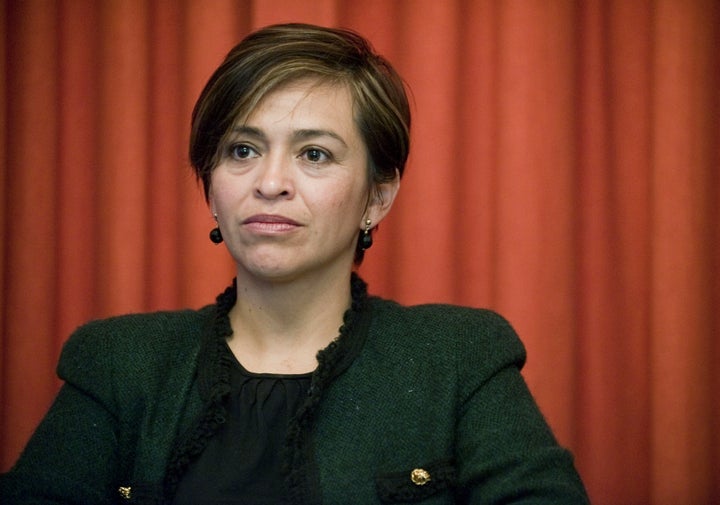 <p>Journalist Anabel Hernández has spent the last decade focusing on organized crime and corruption in Mexico.</p>