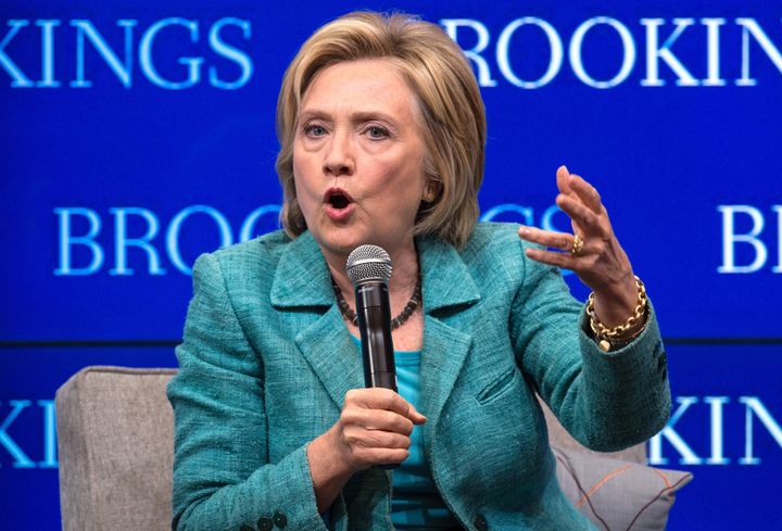<p>Hillary Clinton lays out her vision on how to counter Iran at the Brookings Institute.</p>