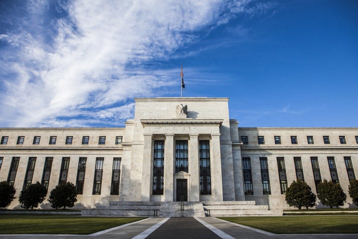 The Federal Reserve building in Washington, DC.