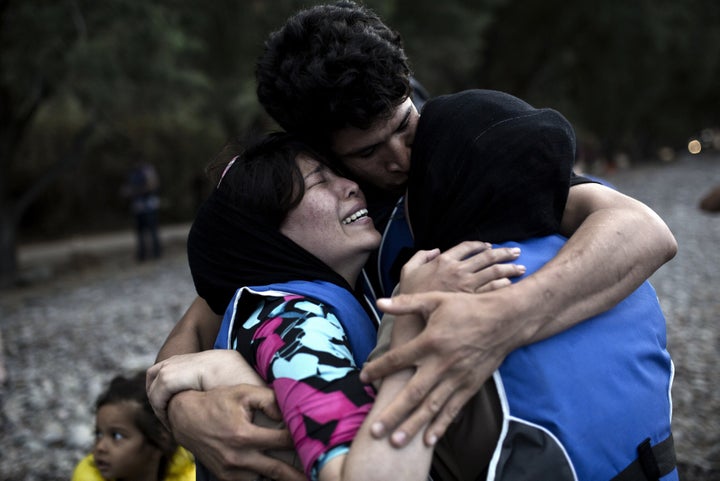 Many migrants and refugees first reach Europe on makeshift boats from Turkey to the Greek islands.