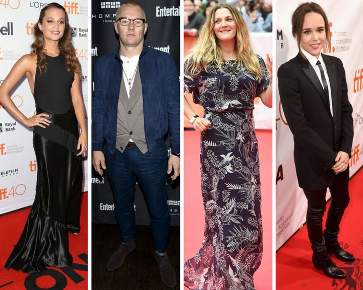 Alicia Vikander, Joel Edgerton, Drew Barrymore and Ellen Page appear at various 2015 Toronto Film Festival events.