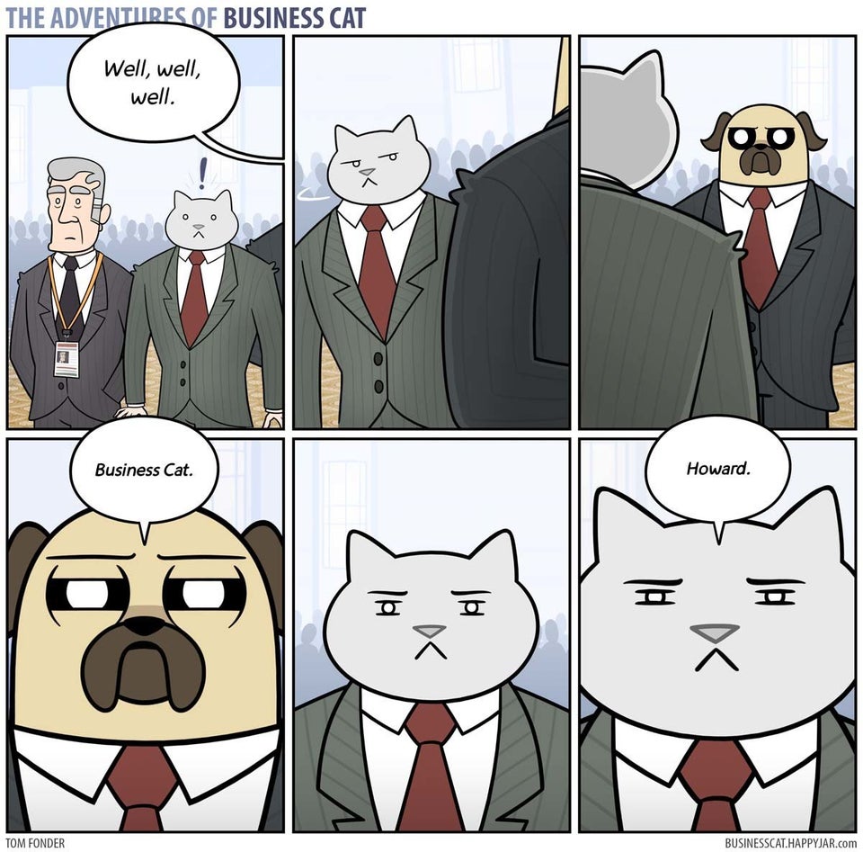 a business cat meme Prompts | Stable Diffusion Online, image size:960x947