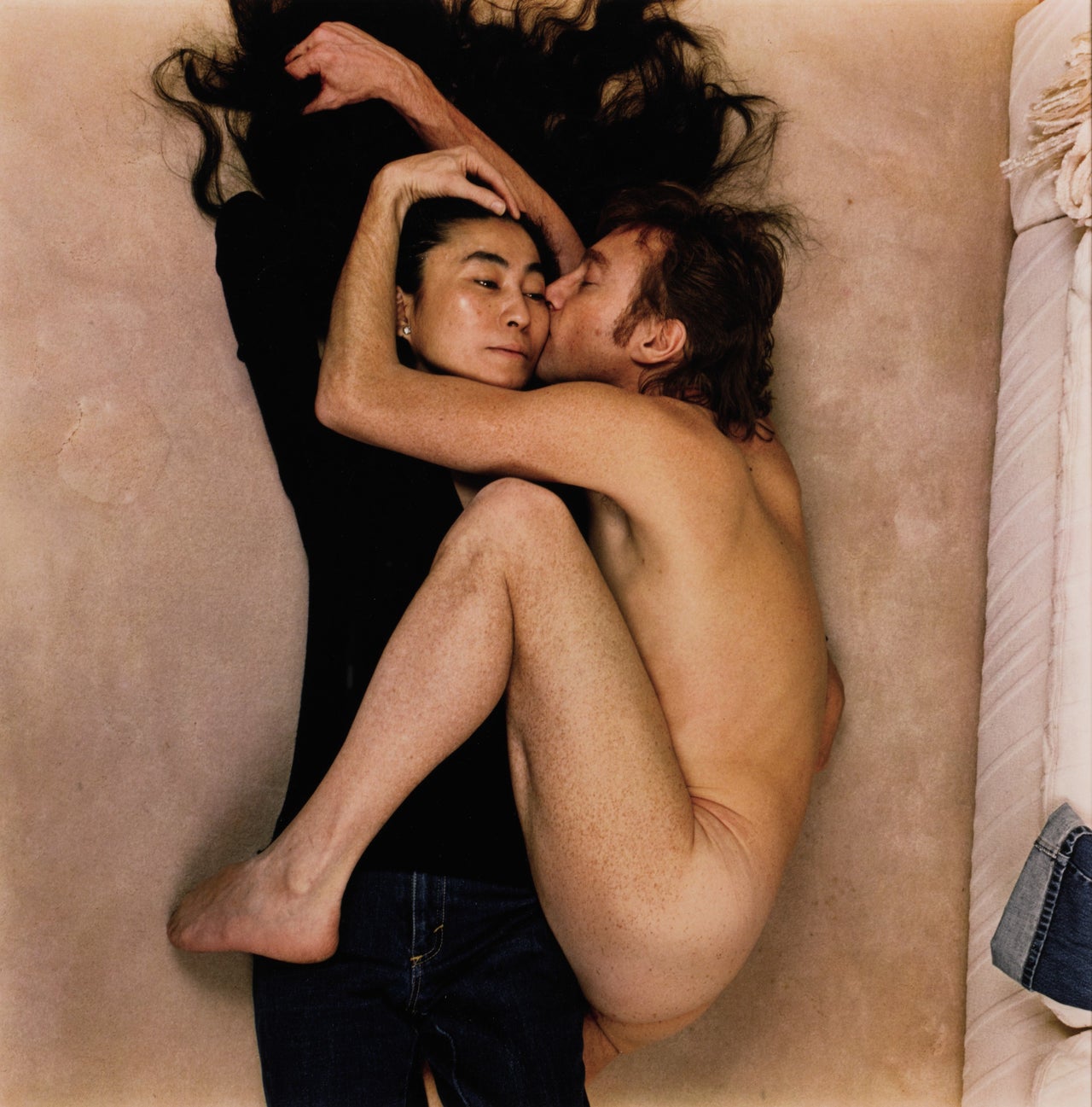 Annie Leibovitz, "John Lennon and Yoko Ono, The Dakota, New York," 1980 (Est. $15/25,000)