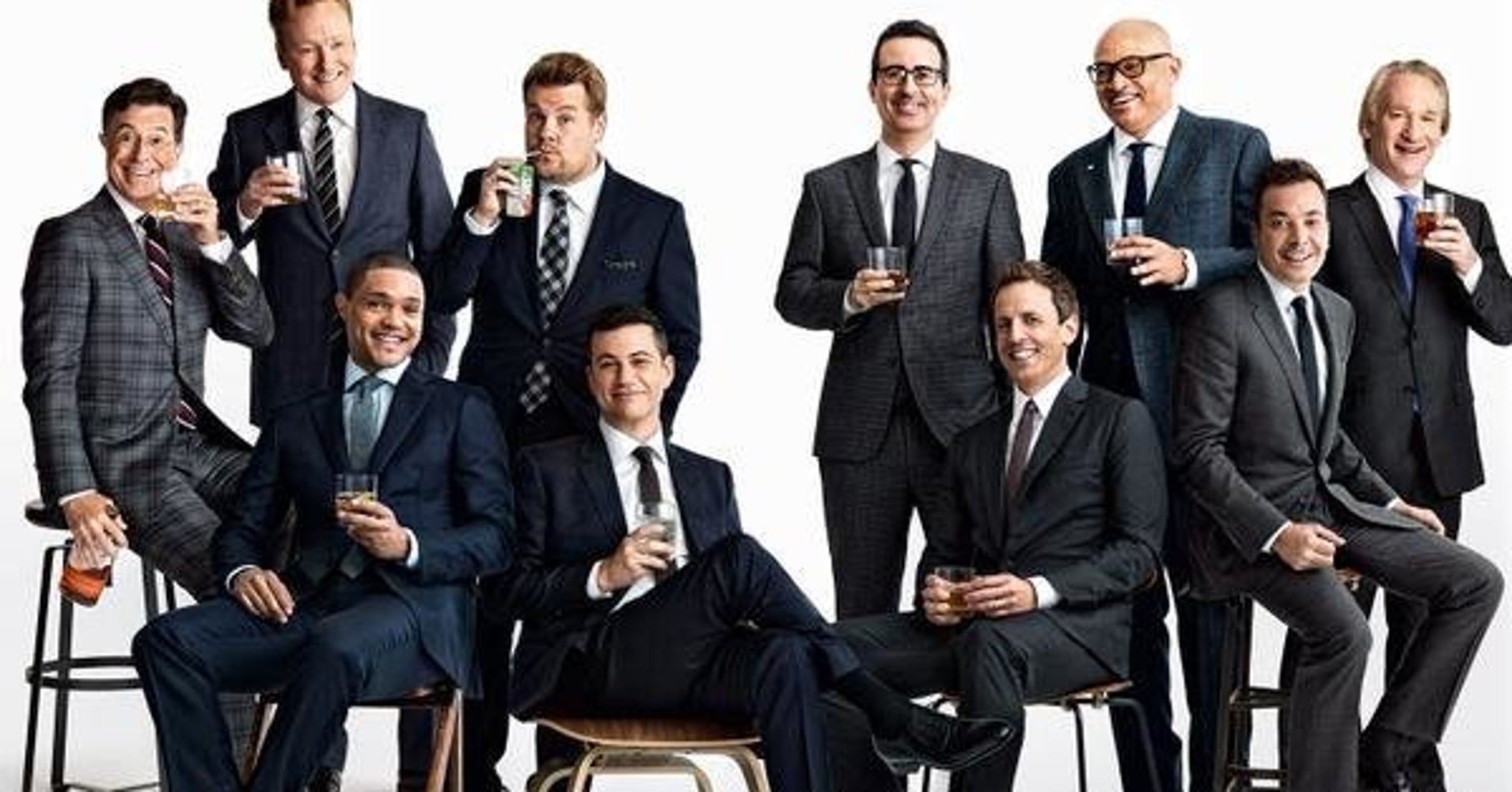 There’s Something Missing From This Photo Of Late-Night TV Hosts | HuffPost