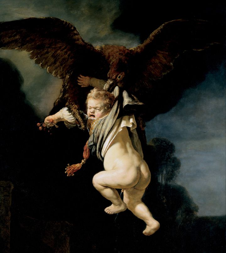 Rembrandt, "Rape of Ganymede," 1635
