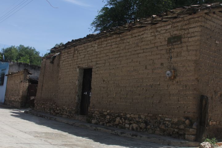 This is the house where alleged drug cartel member Patricio Reyes Landa Salgado lived. In fact, he was an impoverished construction worker.