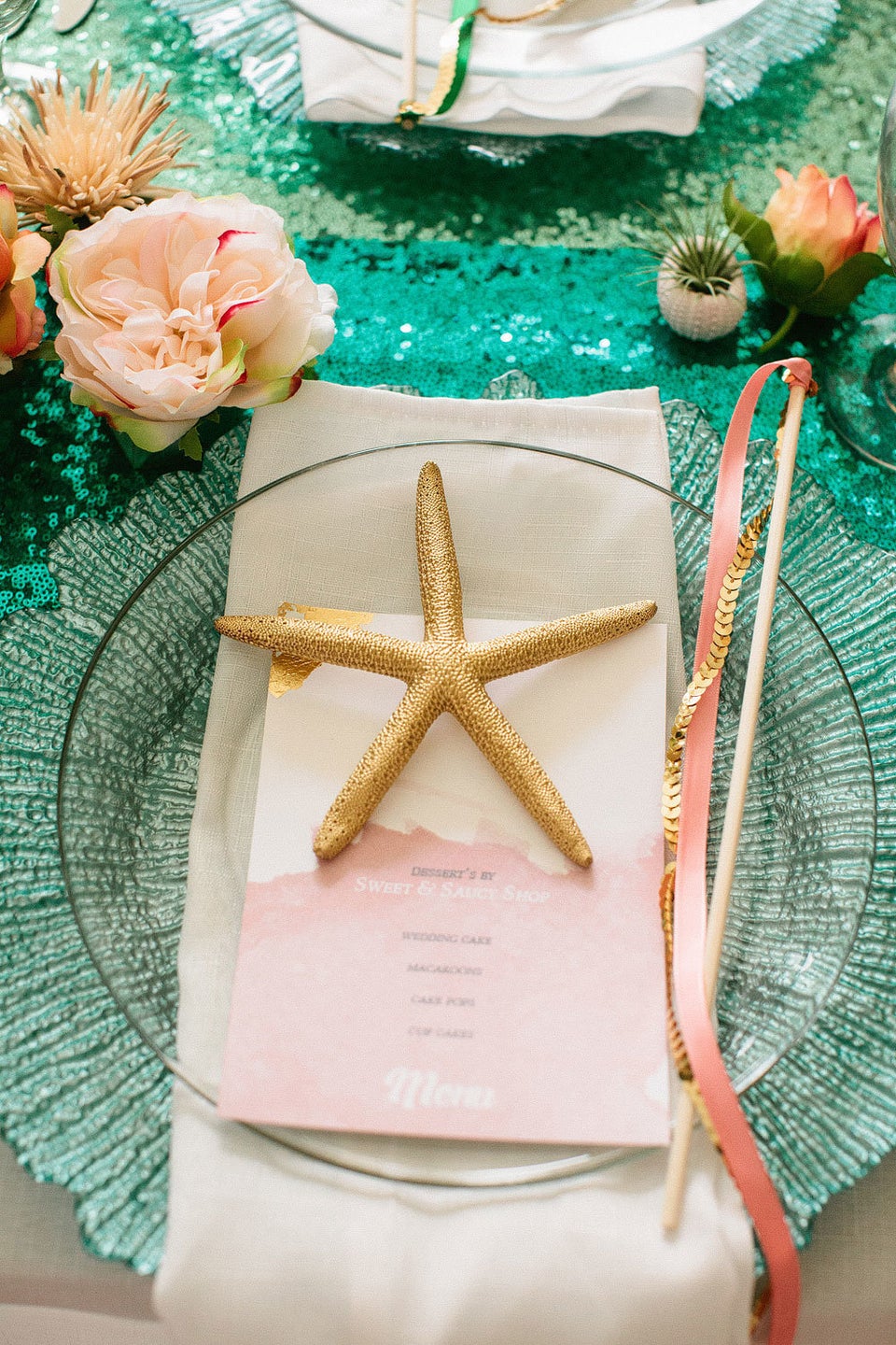 This "Little Mermaid" place setting 