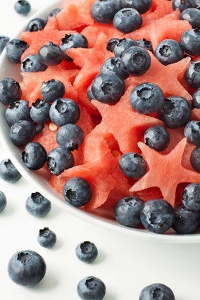 Snack: Fruit Salad With Watermelon And Berries