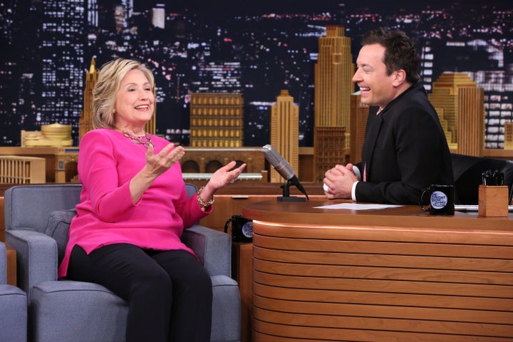 Hillary Clinton discussed her private email server with Jimmy Fallon on Wednesday.