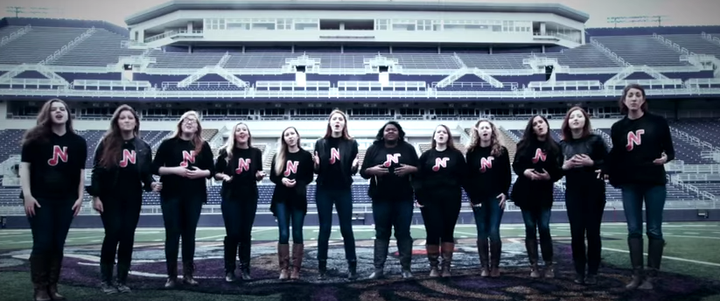 Female a cappella group Note-oriety nails Beyonce's "Pretty Hurts."