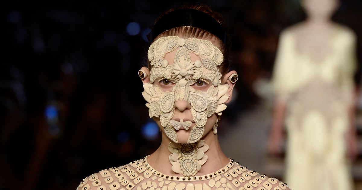 Fashion Wants You To Put Some Pretty Weird Stuff On Your Face ...