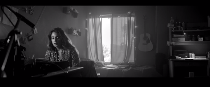 The music video stars NIkki Reed, who appeared in "Twilight" and "Lords of Dogtown."