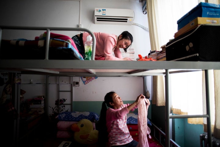 The high school girls' dorm at the school.