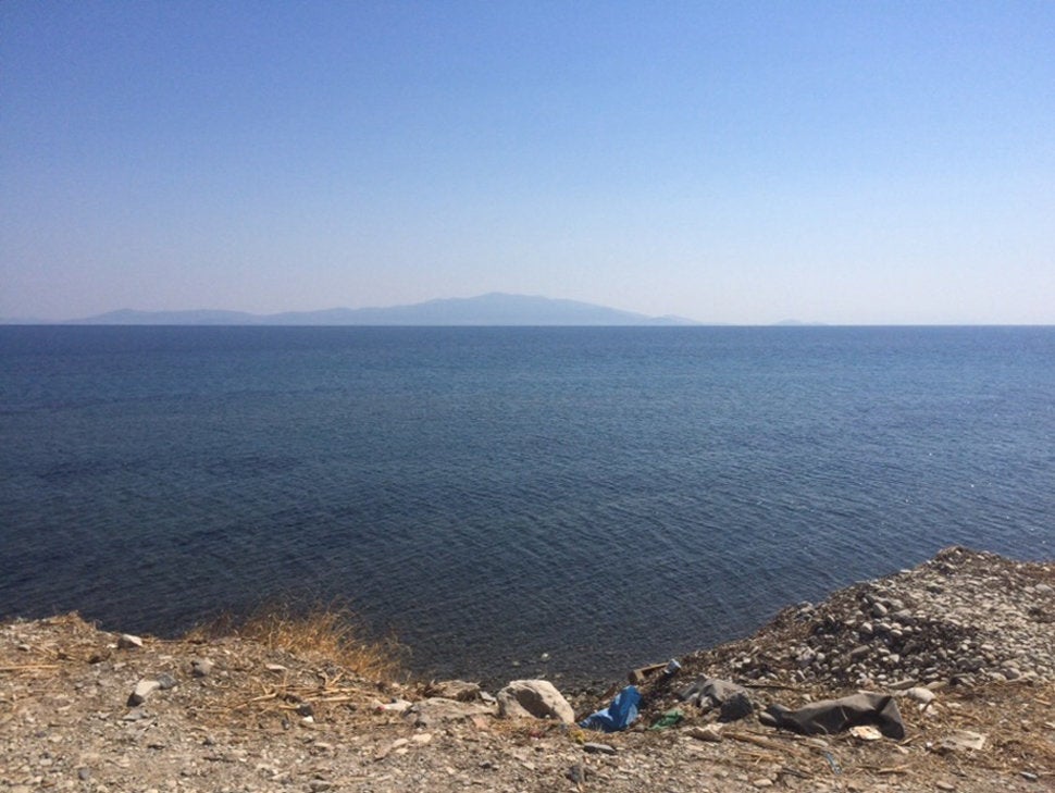 "The water we crossed looks like the Black Sea or the Mediterranean Sea."
