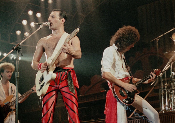 Survey finds that Queen's 1970s hit "Don't Stop Me Now" is the most popular feel-good song.