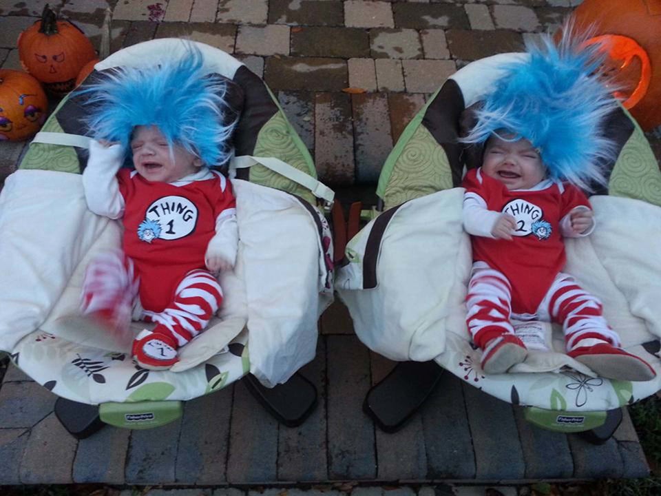 Thing 1 and thing best sale 2 outfits for twins