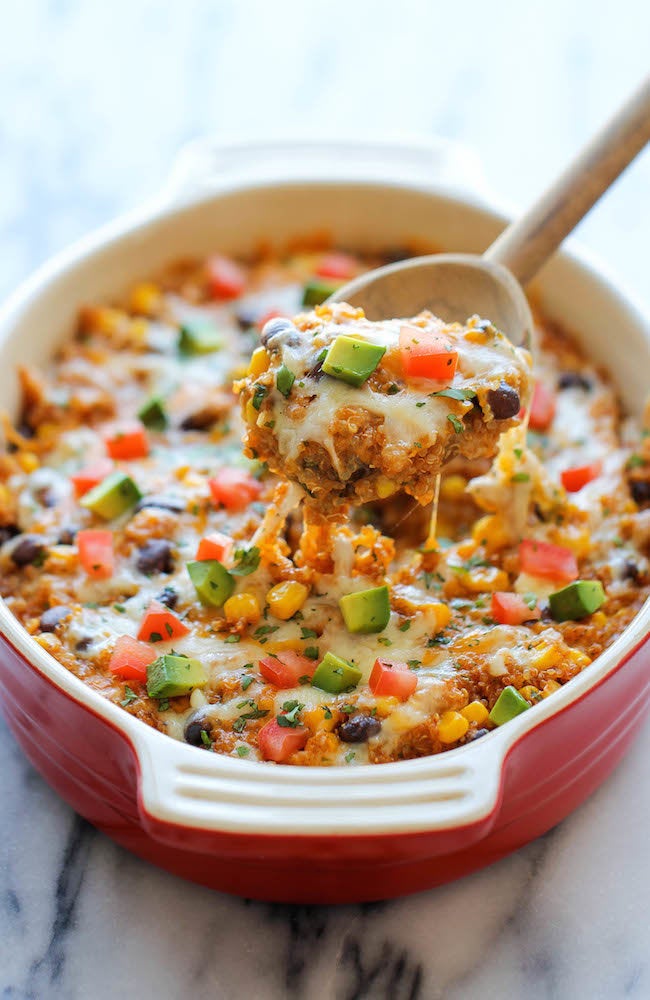 Quinoa Enchilada Casserole