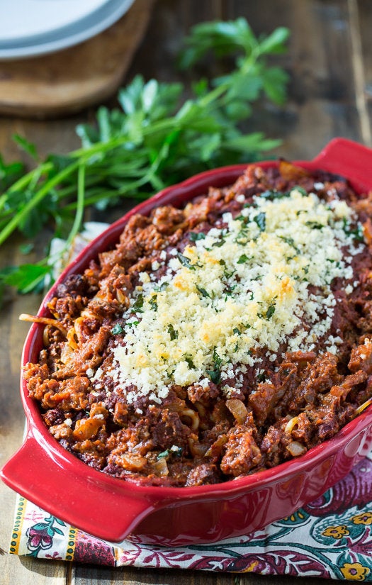 Crock Pot Chicken Enchilada Casserole - Spicy Southern Kitchen