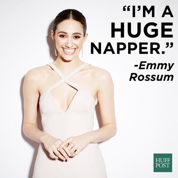 Emmy Rossum&nbsp;to <a href="http://www.huffingtonpost.com/2014/03/14/emmy-rossum-sleep_n_4965114.html">HuffPost Live</a>.&nb