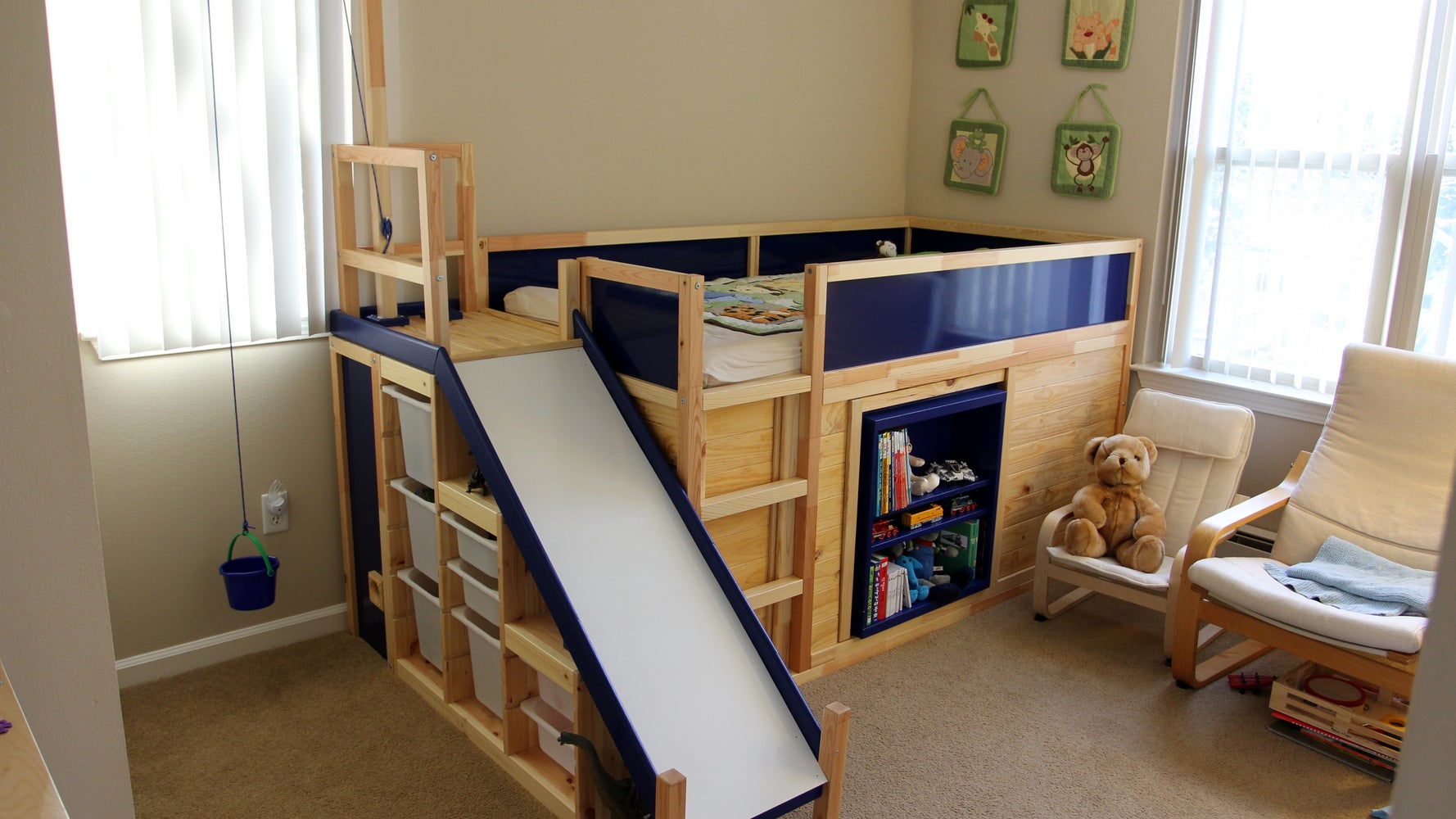 One Dad Hacked Ikea To Make The Ultimate Kids Bed On The Cheap Huffpost Life