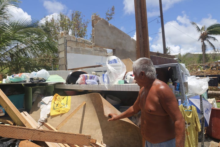 Like so many other residents of Saipan, Joe Rios lost his home after Typhoon Soudelor wrecked through the island.