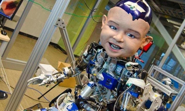 Researchers built a robotic baby to figure out how infants communicate by smiling.