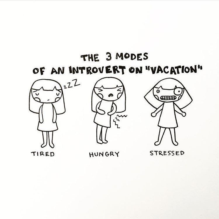 12 Illustrations That Are All Too Real For Introverts Huffpost Life 