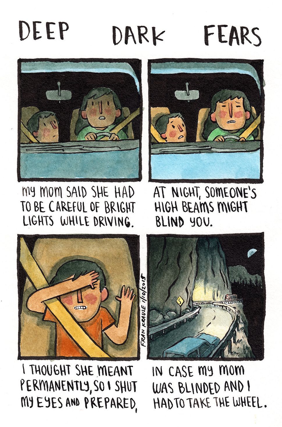 Cartoonist Sheds Light On Your Darkest, Most Irrational Fears | HuffPost