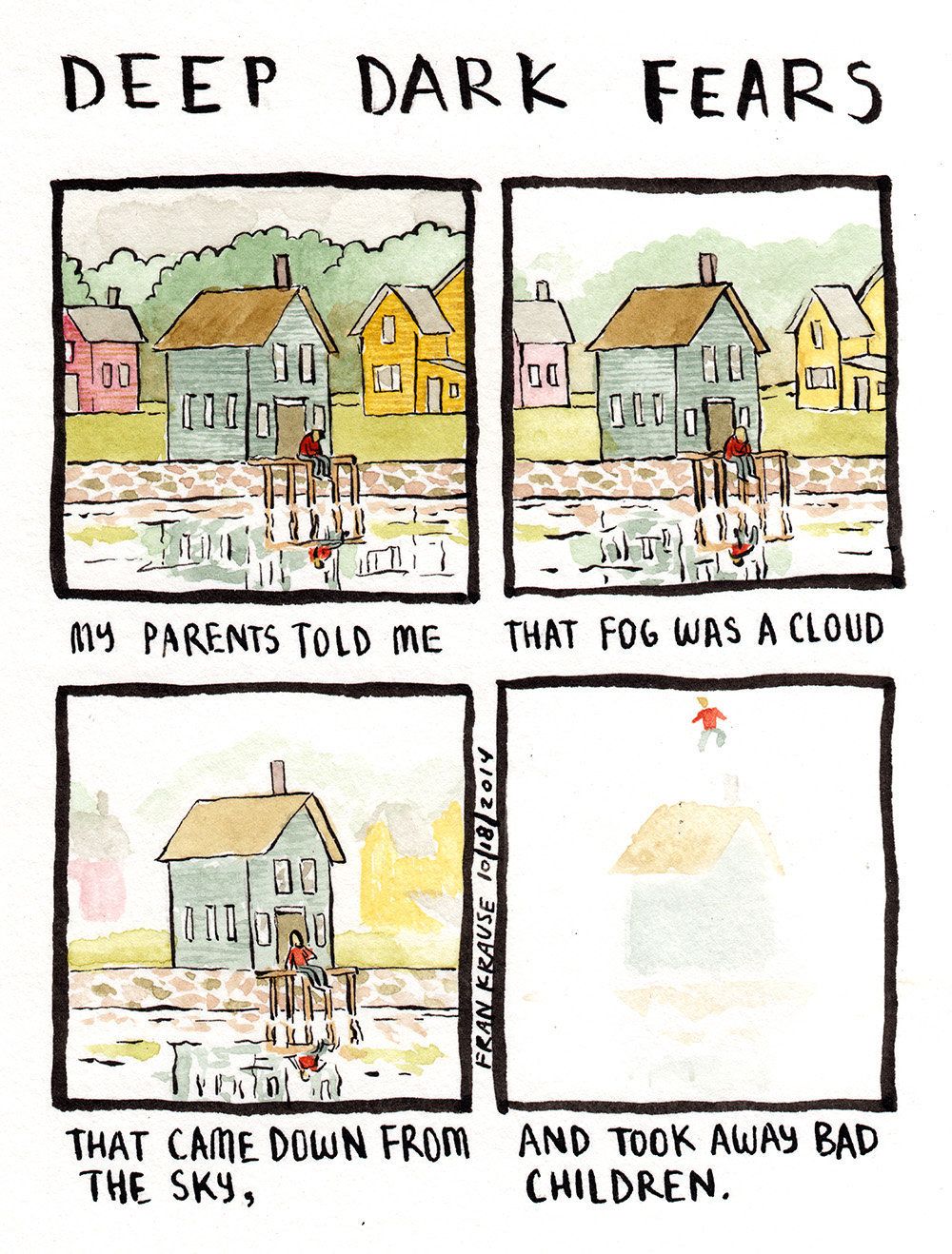 Cartoonist Sheds Light On Your Darkest, Most Irrational Fears ...