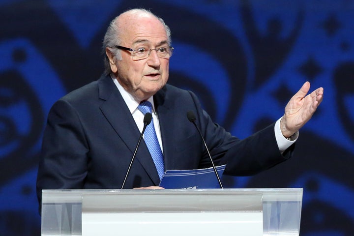 FIFA president Sepp Blatter.