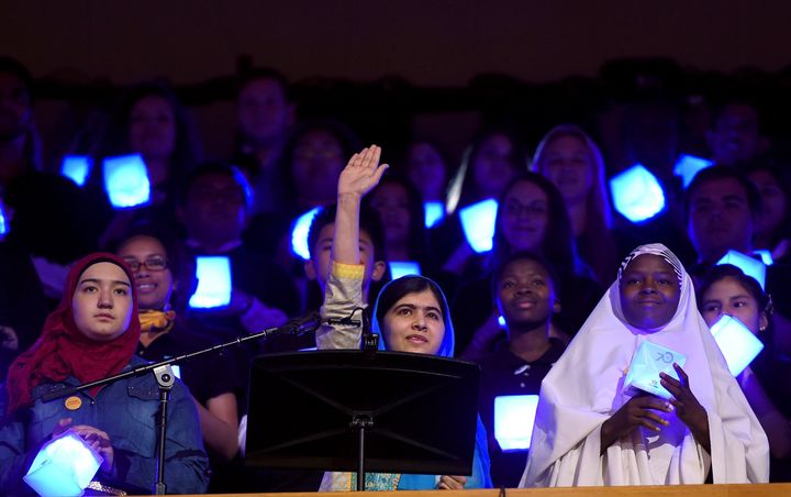 Malala Yousafzai speaks at the United Nations Sustainable Development Summit in New York on Sept. 25, 2015.