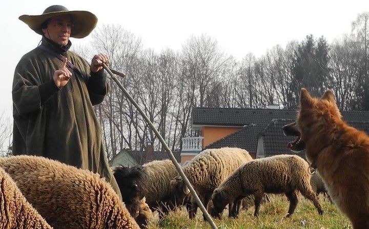 Hans Breuer, a Jewish shepherd and folk singer, says he was moved to help refugees cross the Hungarian border into Austria because of his own father's plight during World War II.