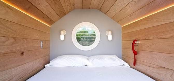 Casper's "rest nest" features design inspired by Japanese capsule hotels.
