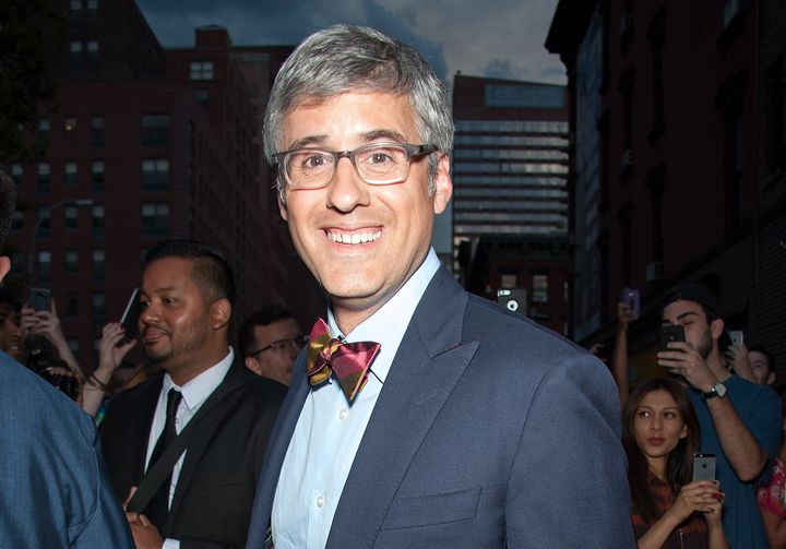 Mo Rocca, an openly gay TV reporter and comic, read from the Bible at Pope Francis' Mass at Madison Square Garden in New York City on Friday.
