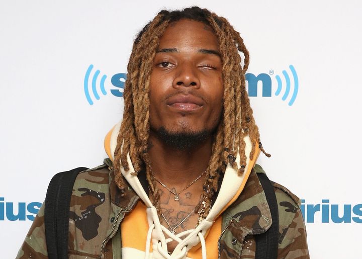 The rapper Fetty Wap's motorcycle reportedly collided with a vehicle on Saturday.