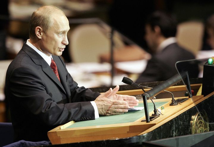 Russian President Vladimir Putin last spoke at the United Nations General Assembly a decade ago.