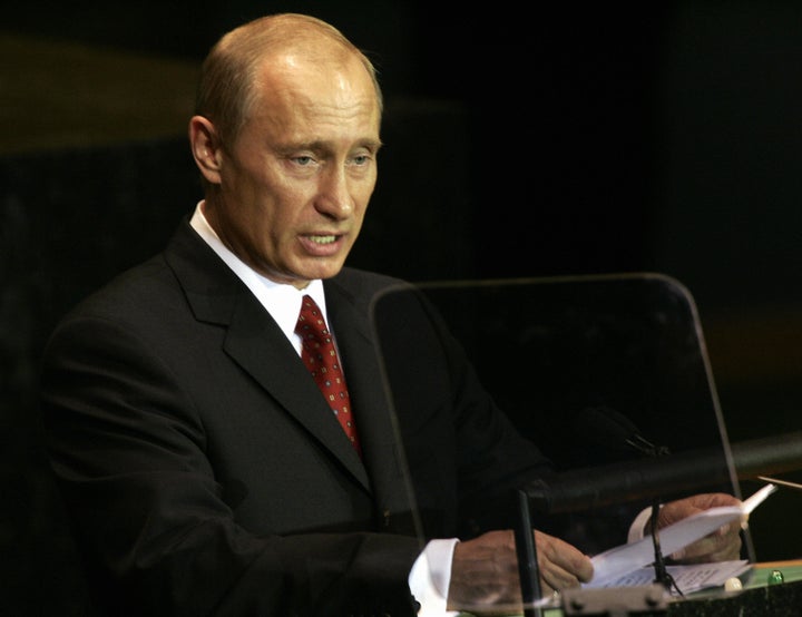 Russian President Vladimir Putin praised the U.N. in his 2005 address.