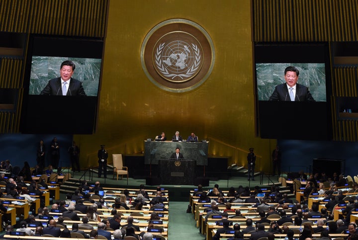 Xi urged world leaders to "reject the outdated mindset that one's gain means the other's loss."