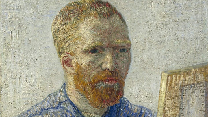 Vincent van Gogh, "Self-Portrait," <a href="https://en.wikipedia.org/wiki/Van_Gogh_Museum#/media/File:Vincent_van_Gogh_-_Zelfportret_als_schilder_(1888).jpg" role="link" class=" js-entry-link cet-external-link" data-vars-item-name="1888" data-vars-item-type="text" data-vars-unit-name="560076d2e4b00310edf83cd9" data-vars-unit-type="buzz_body" data-vars-target-content-id="https://en.wikipedia.org/wiki/Van_Gogh_Museum#/media/File:Vincent_van_Gogh_-_Zelfportret_als_schilder_(1888).jpg" data-vars-target-content-type="url" data-vars-type="web_external_link" data-vars-subunit-name="article_body" data-vars-subunit-type="component" data-vars-position-in-subunit="11">1888</a>.