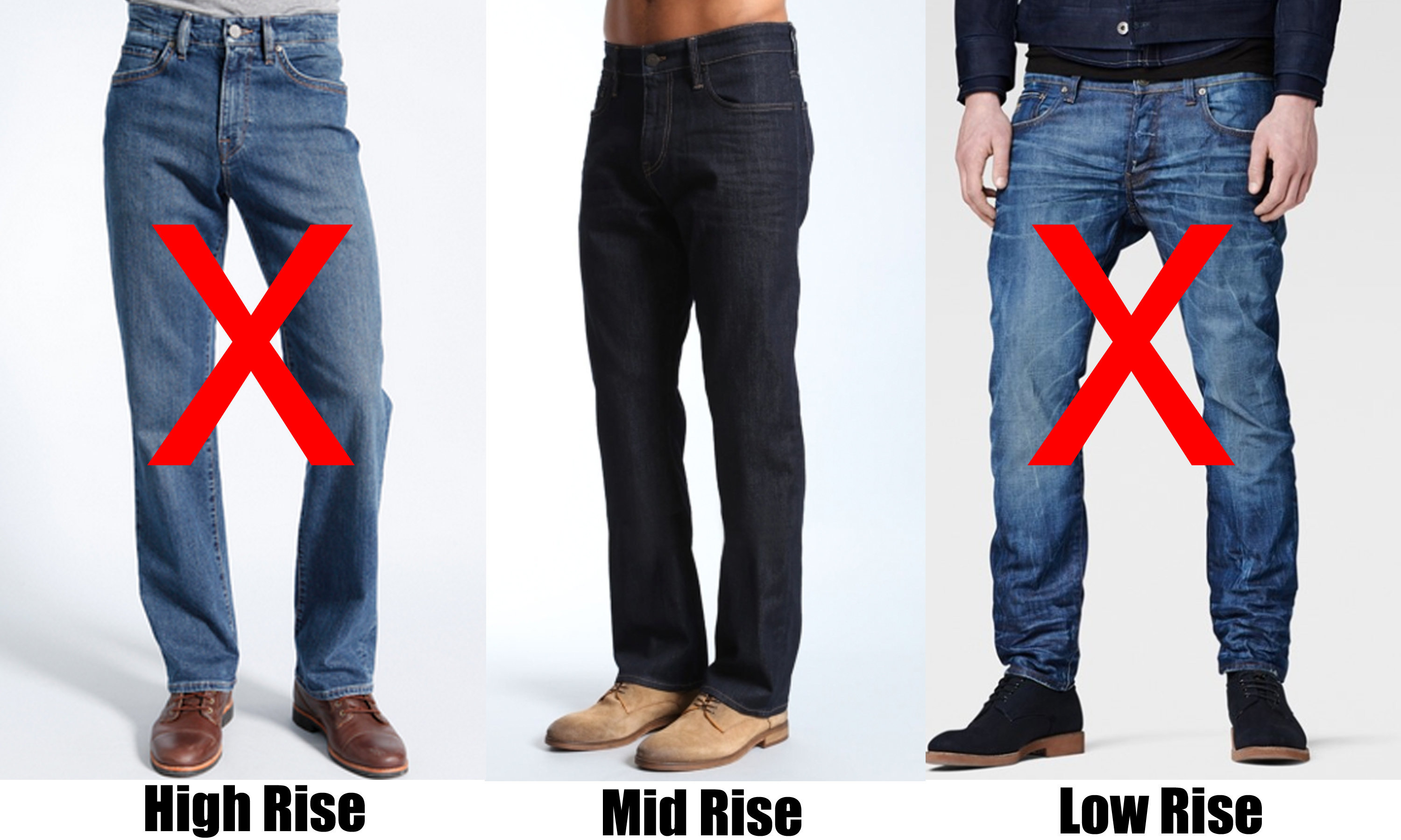 men's high rise slim jeans