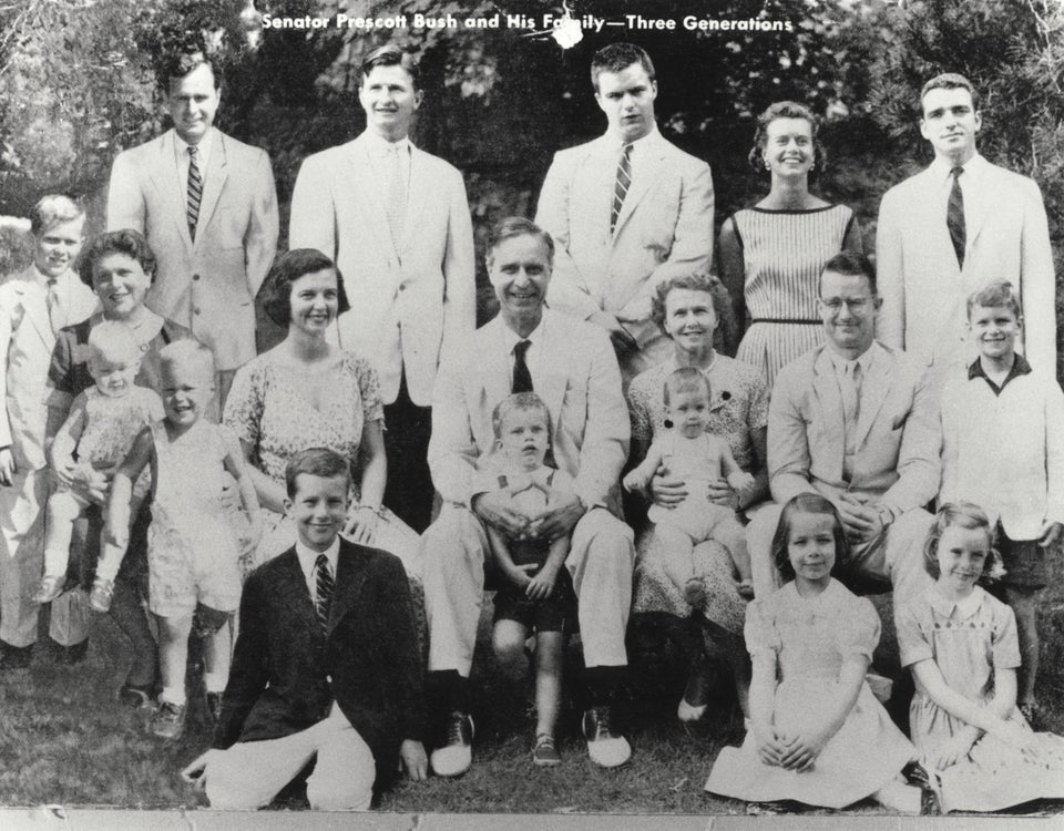 Prescott Bush (Center)