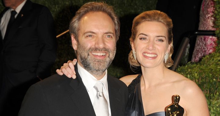 Kate and ex-husband Sam Mendes attending the 2009 Vanity Fair Oscar Party. 