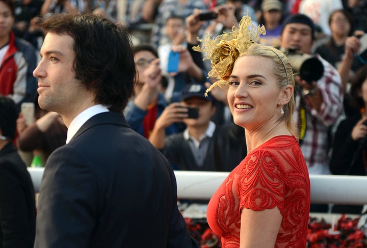 Kate and current husband Ned Rocknroll at the Hong Kong International Races in 2012.